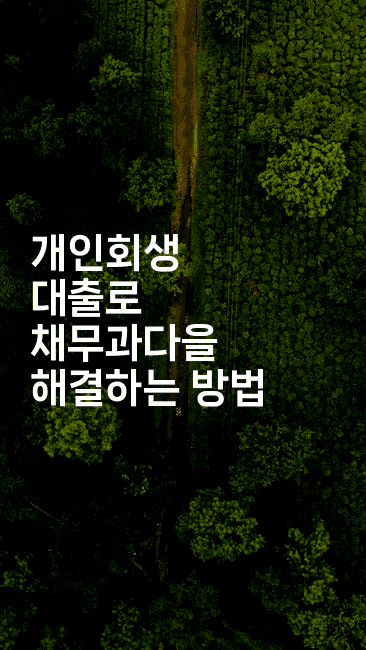 개인회생 대출로 채무과다을 해결하는 방법-머니미미