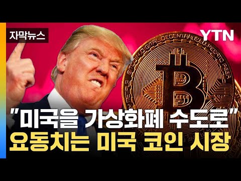 [자막뉴스] 트럼프 "미국 가상화폐 수도로 만들 것"...비트코인 가격 상승 / YTN