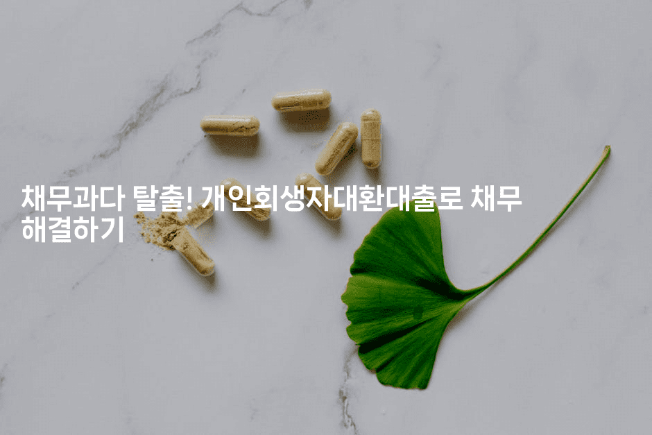 채무과다 탈출! 개인회생자대환대출로 채무 해결하기-머니미미