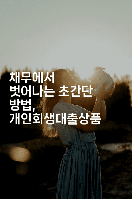 채무에서 벗어나는 초간단 방법, 개인회생대출상품-머니미미